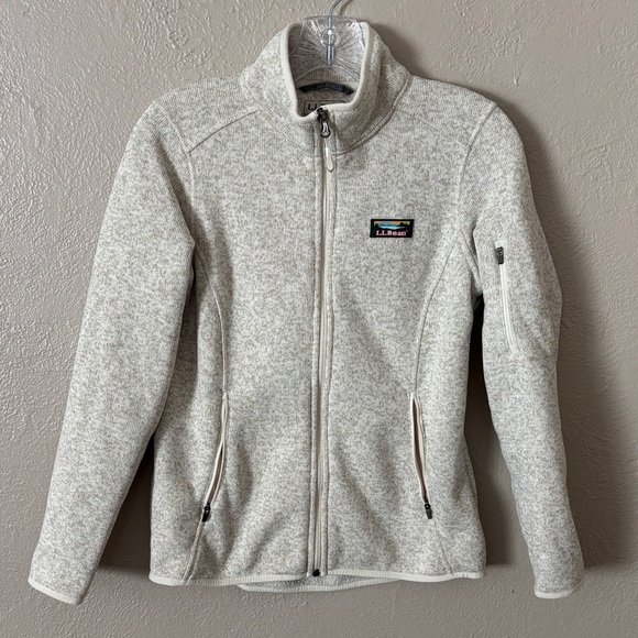 Women's L.L.Bean Sweater Fleece Full-Zip Jacket XSP - Picture 1 of 7